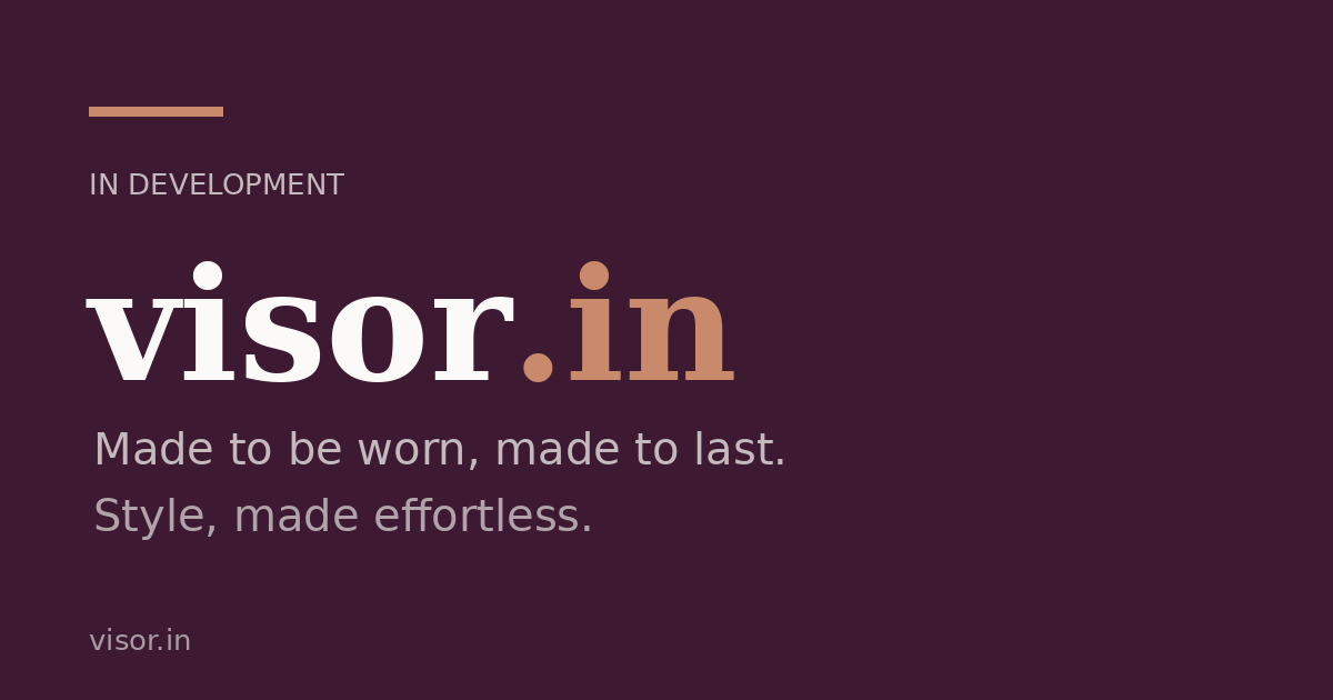 Link preview image for visor.in